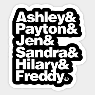 The Funko Team Sticker